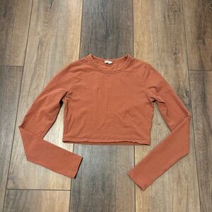 Dark Orange Cottonon Long Sleeve Small